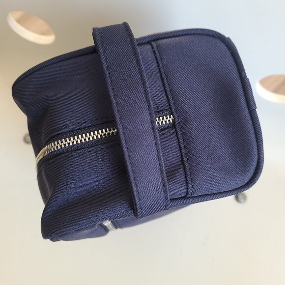 Prada Parfums Bag Toiletry Case Cosmetic Travel Pouch Blue - Picture 9 of 10